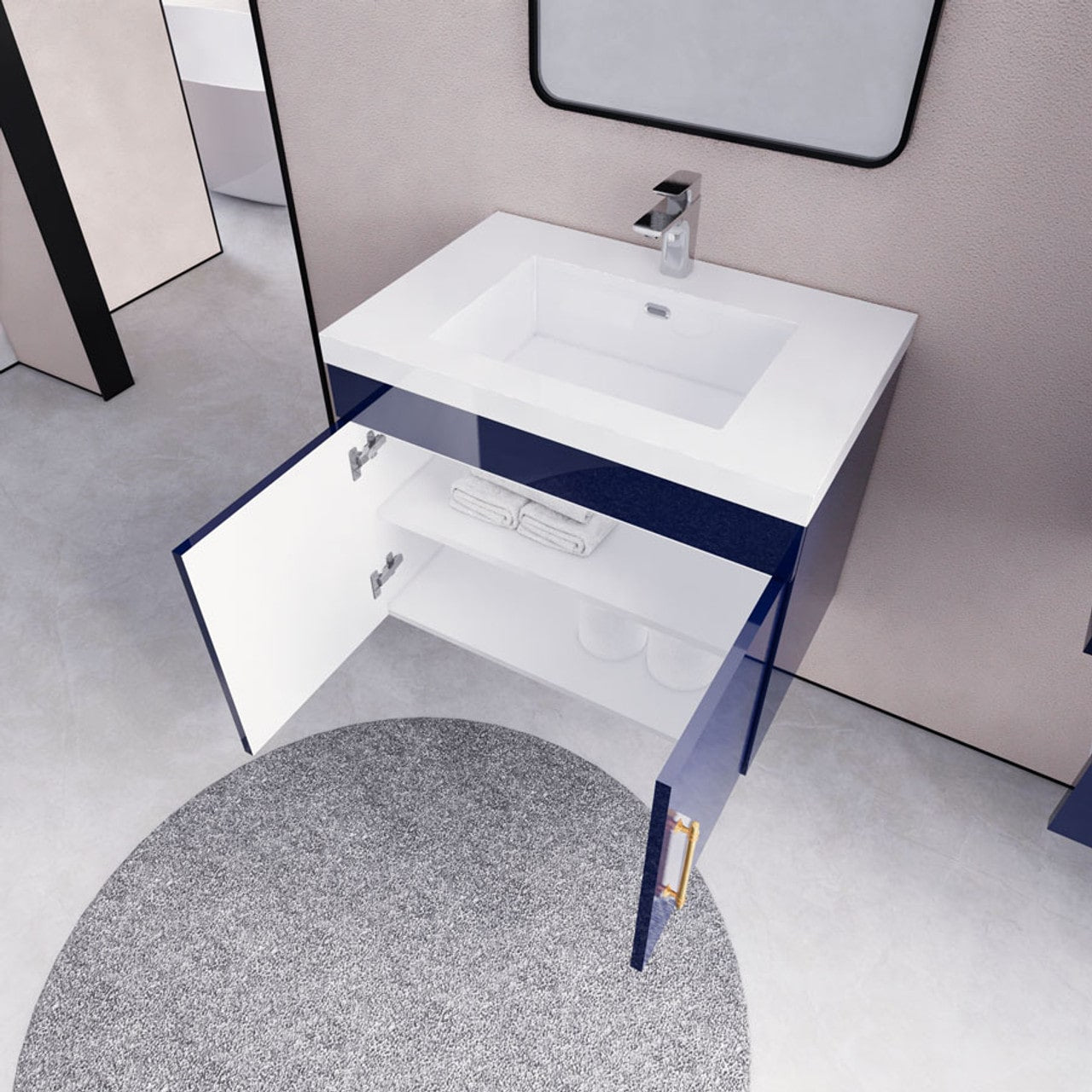 Eliza 30'' Bathroom Vanity with Single Sink - Luxury Bathroom Vanity