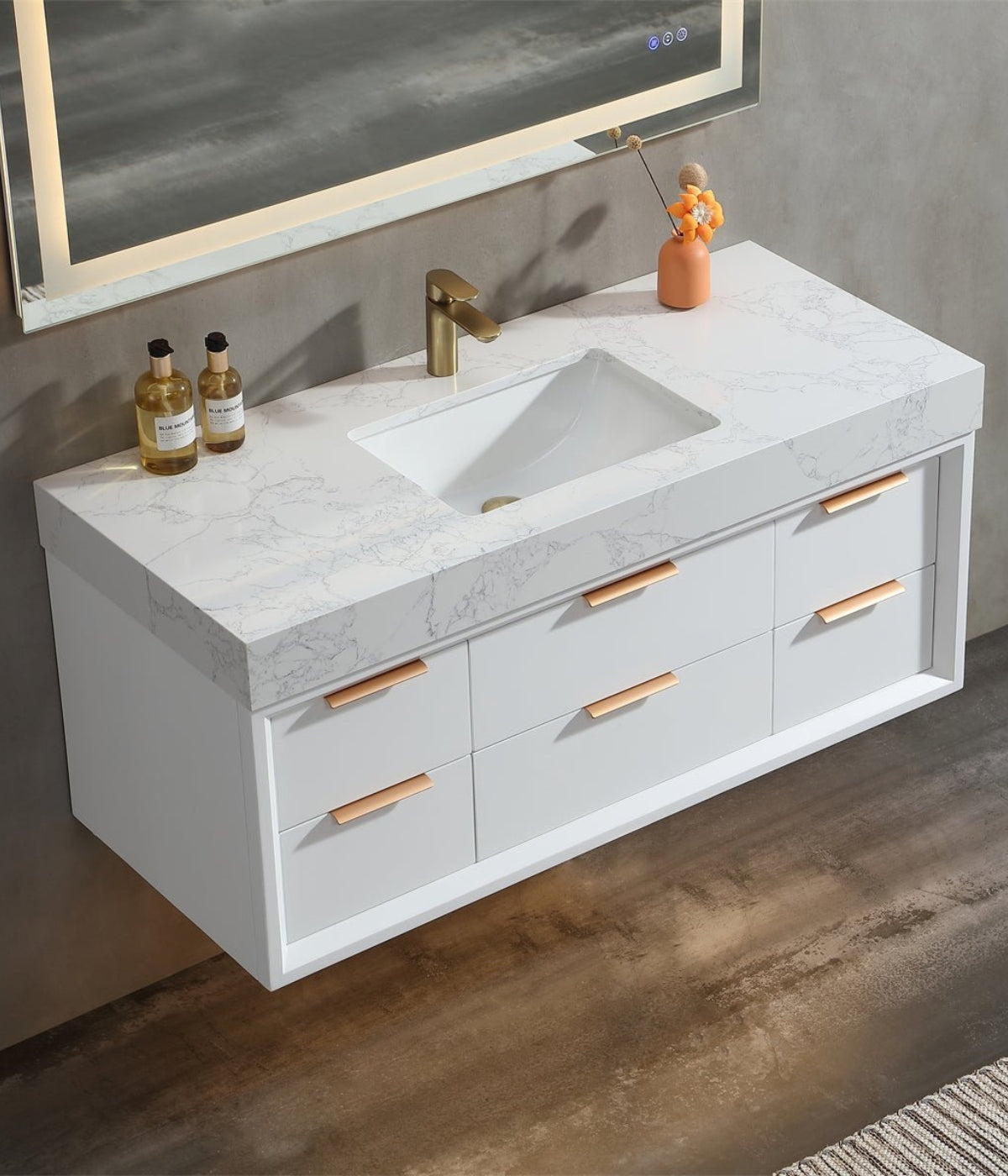 Take a look at our Glam 36 bathroom wood vanity from ExbriteUSa