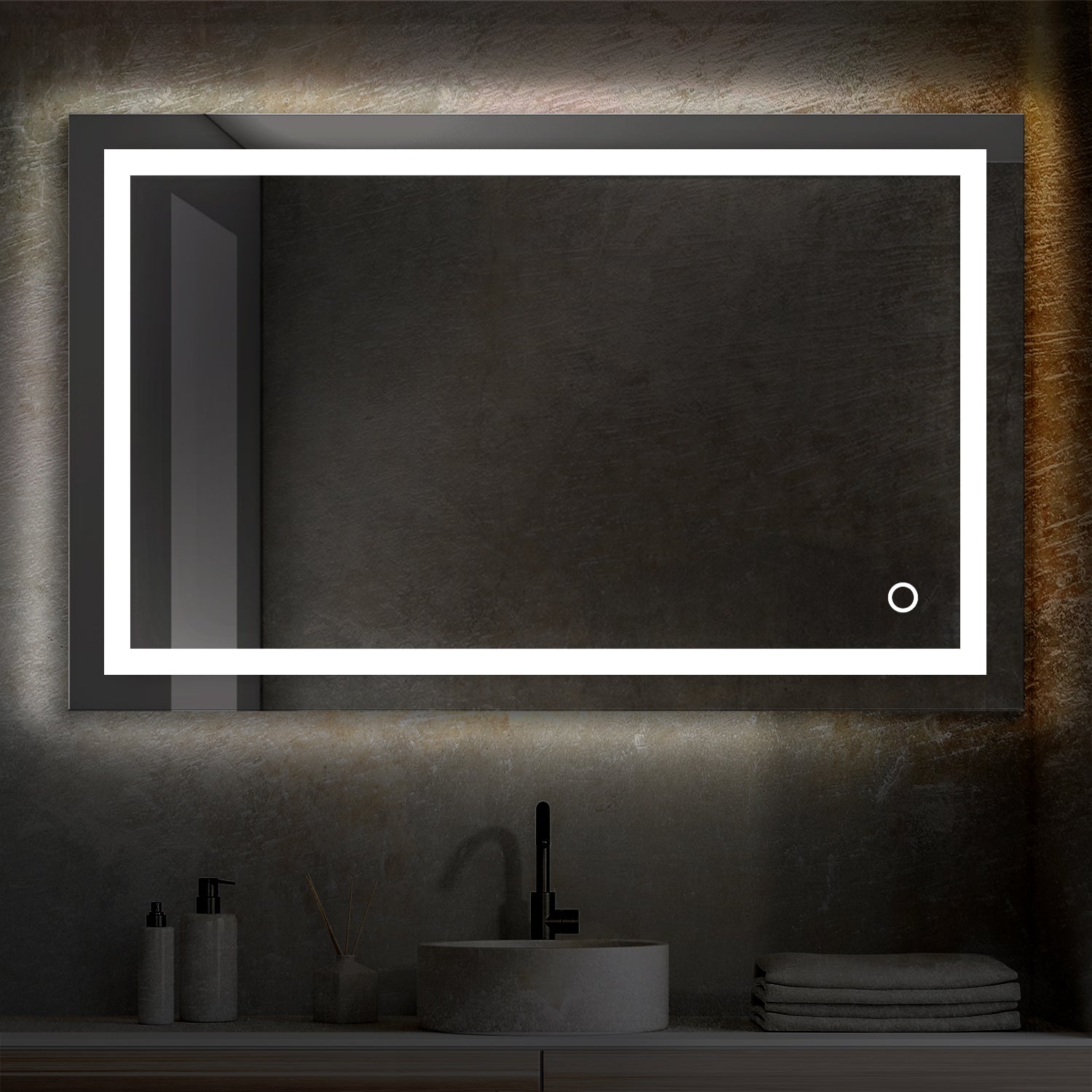 Lyra 48" by 30" LED Mirror