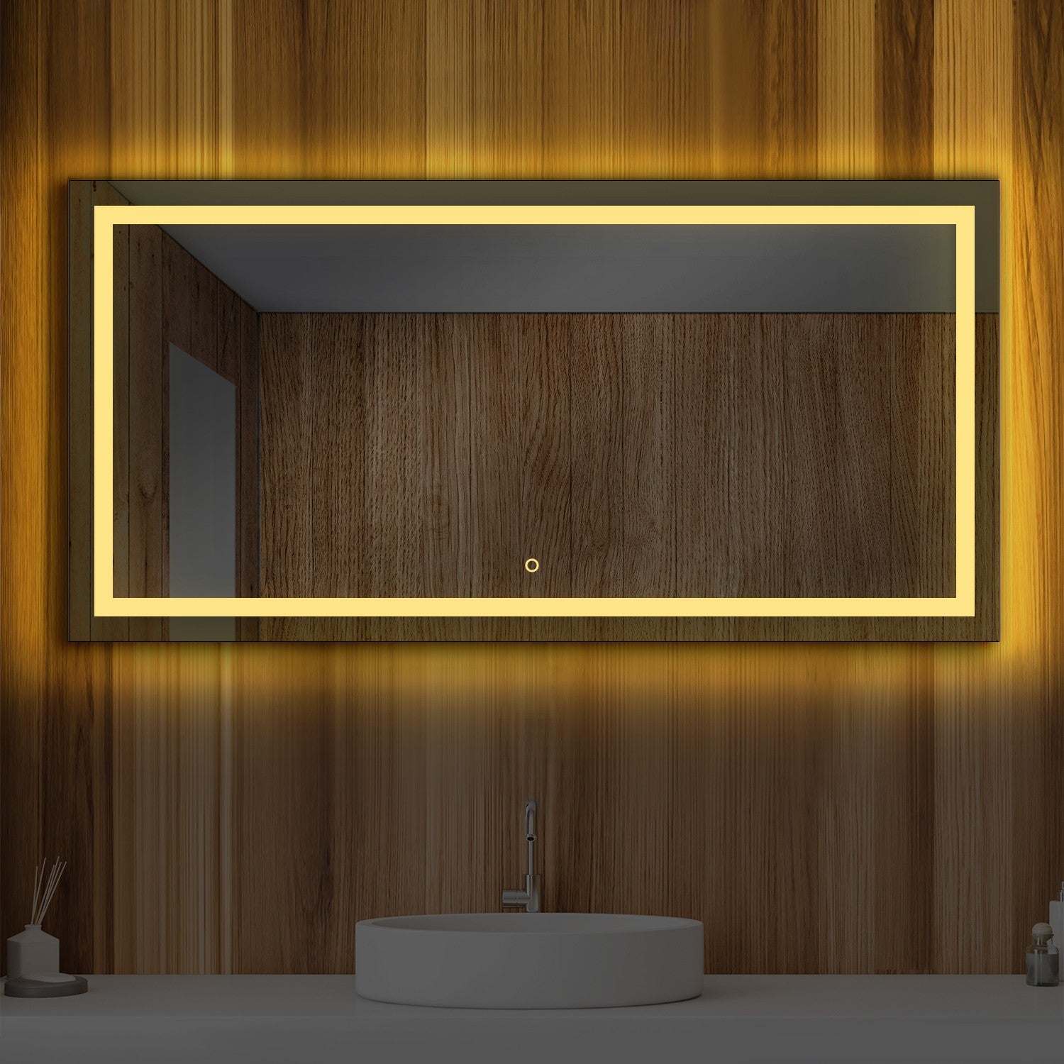 Lyra 60" by 30" LED Mirror