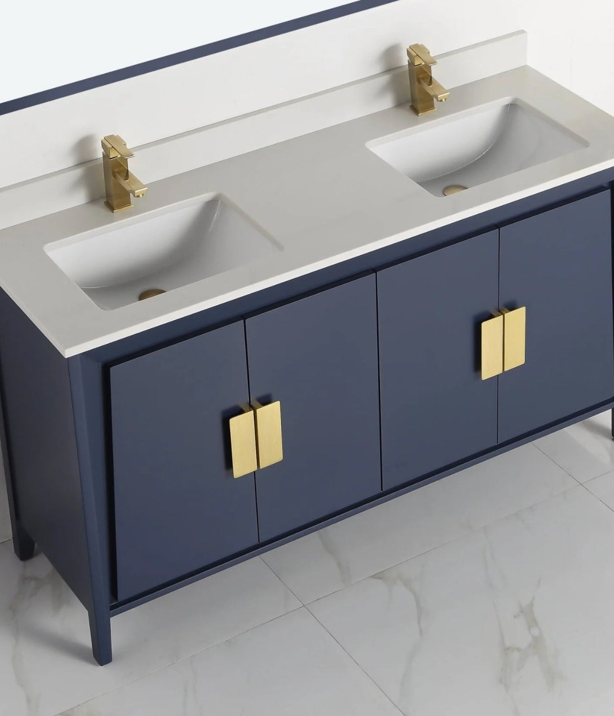 The masterpiece is the larvottoe 60 inch bathroom wood vanity from chans furniture