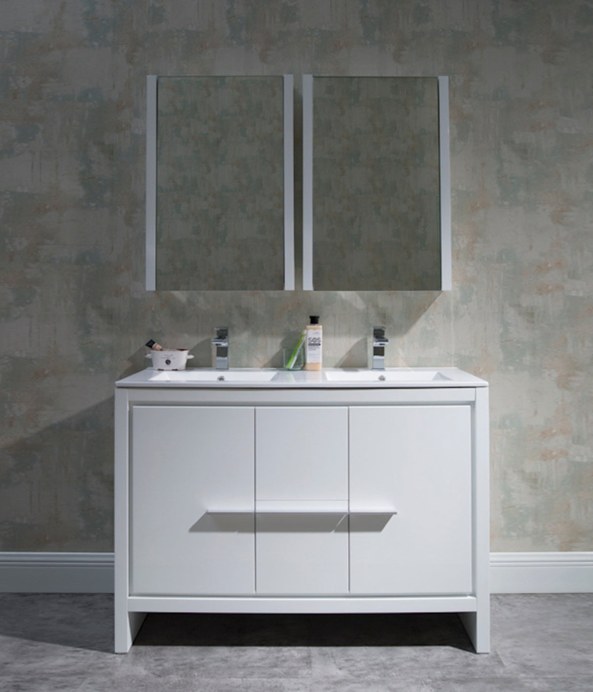 Blossoms Milan 42 is an ALL WOOD, plywood based bathroom wood vanity