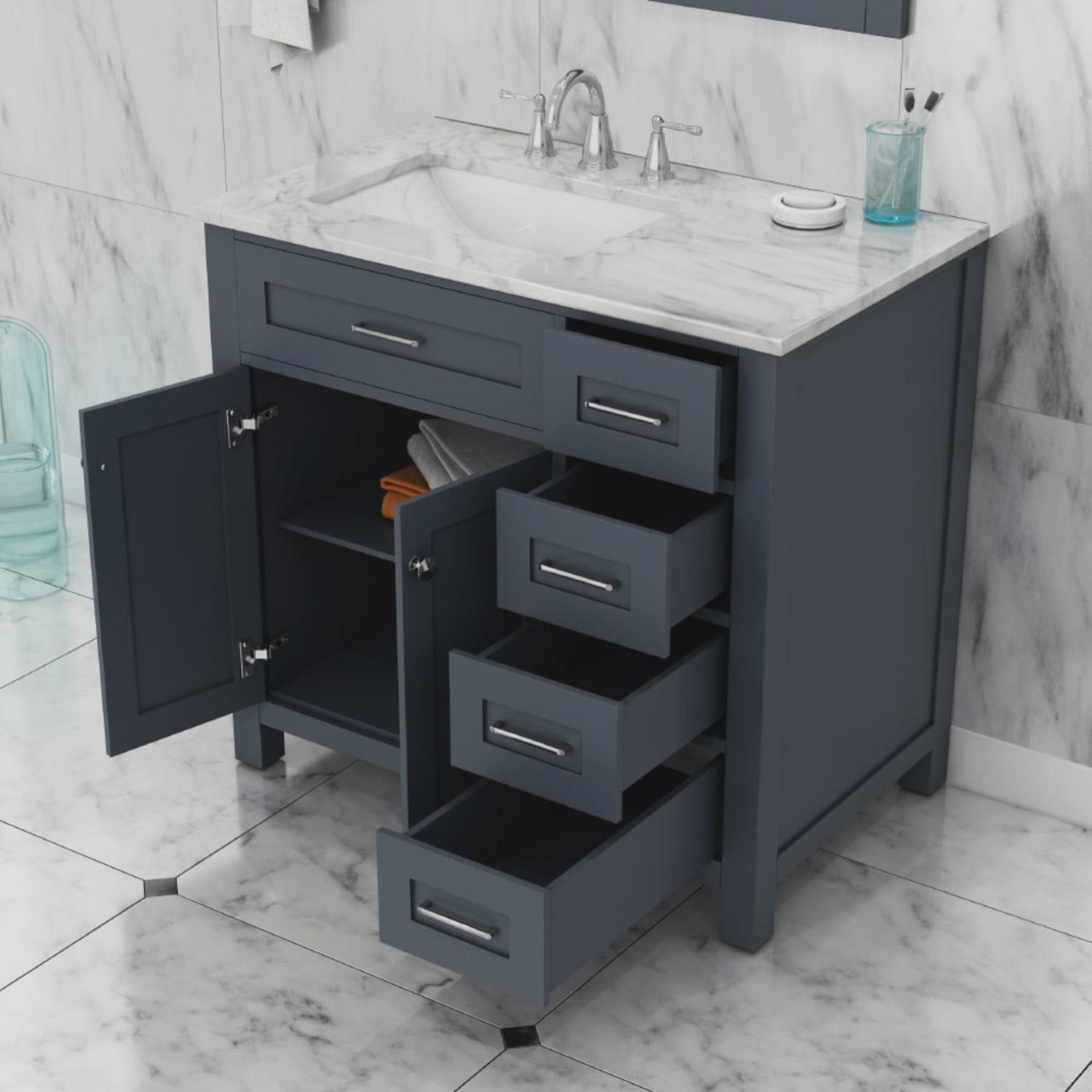 The Norwalk collection is a Contemporary Bathroom Vanity that should be at the top of your radar. 