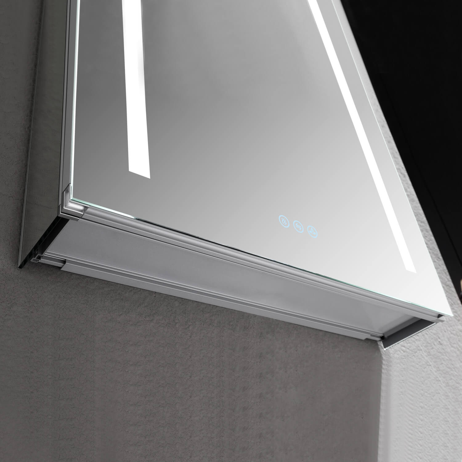 Pillar – 24 Inches LED Medicine Cabinet Vanity Plus