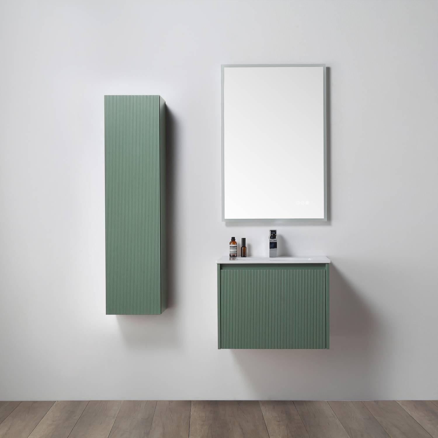 Positano 24″ Vanity with Acrylic Sink Vanity Plus - Luxury Bathroom Vanity