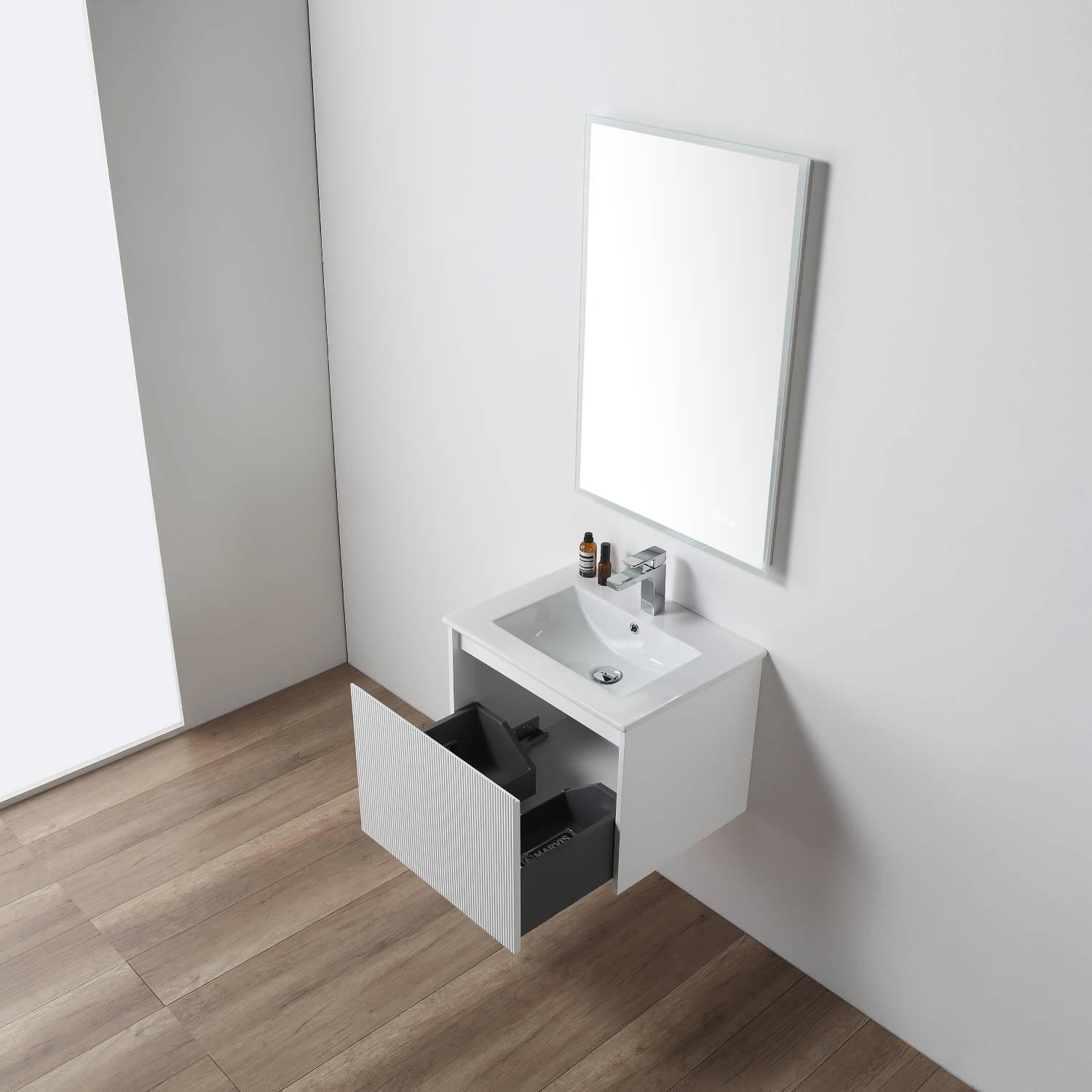 Positano 24″ Vanity with Acrylic Sink - Luxury Bathroom Vanity