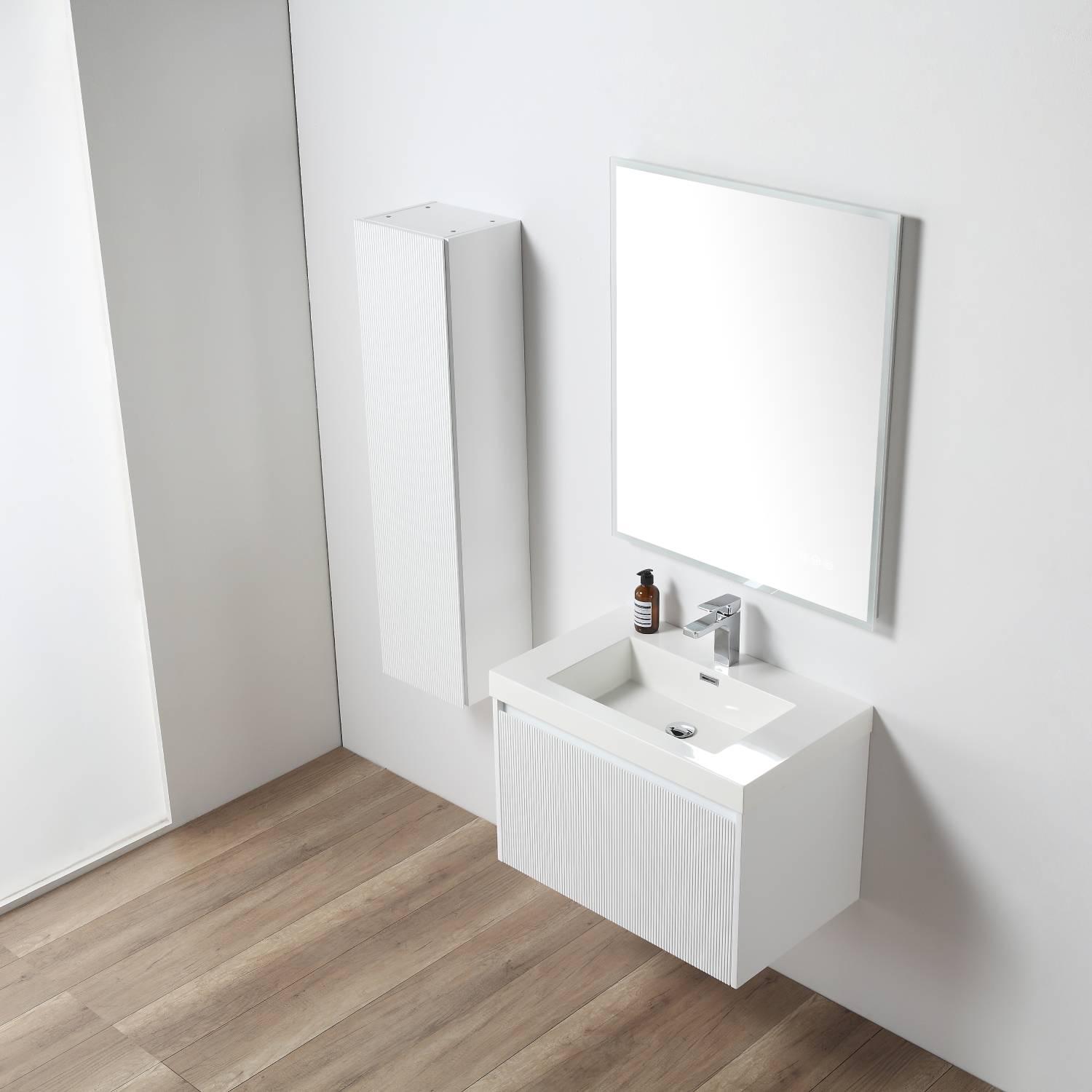 Positano 30″ Vanity with Acrylic Sink Vanity Plus - Luxury Bathroom Vanity