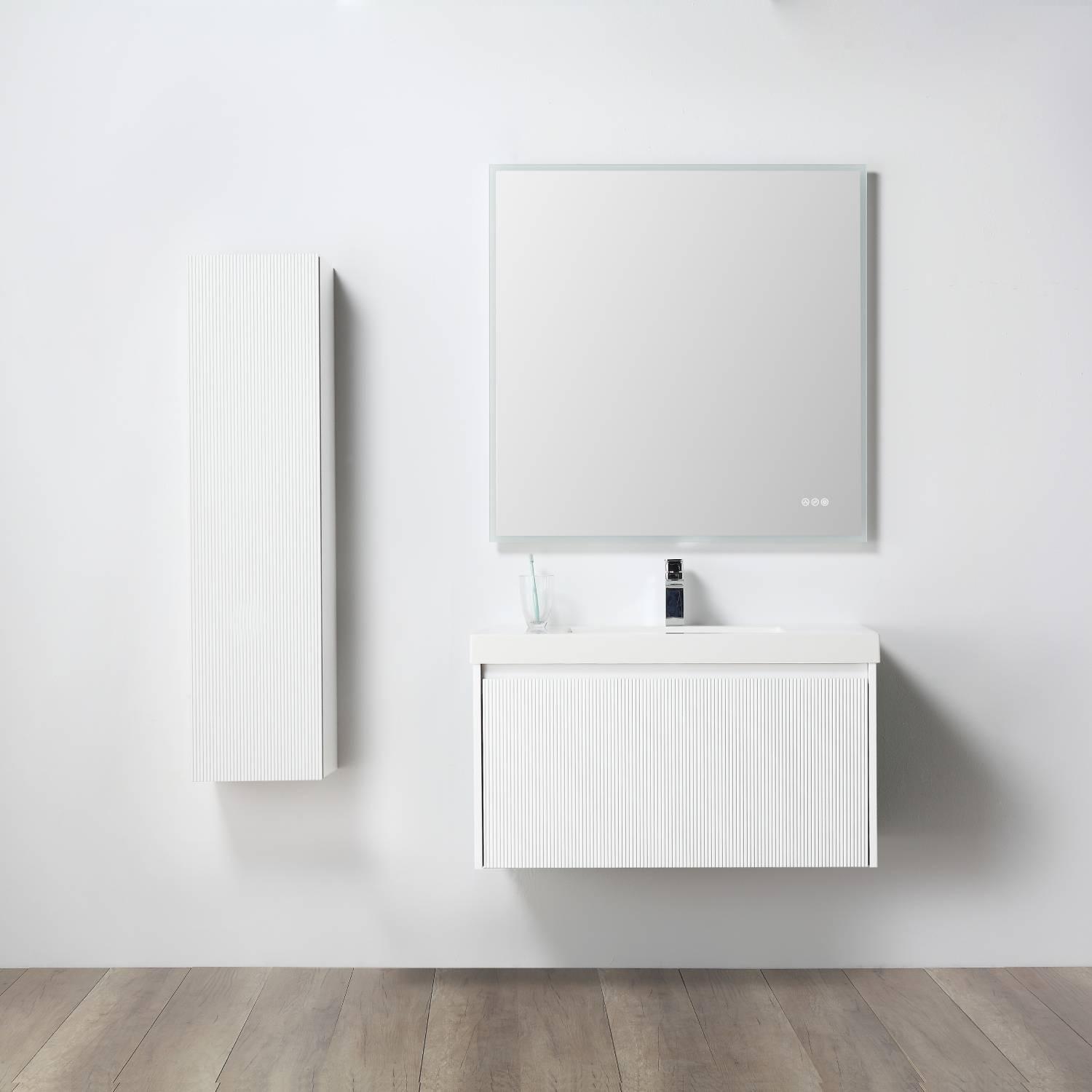 Positano 36″ Luxury Bathroom Vanity with Acrylic Sink 