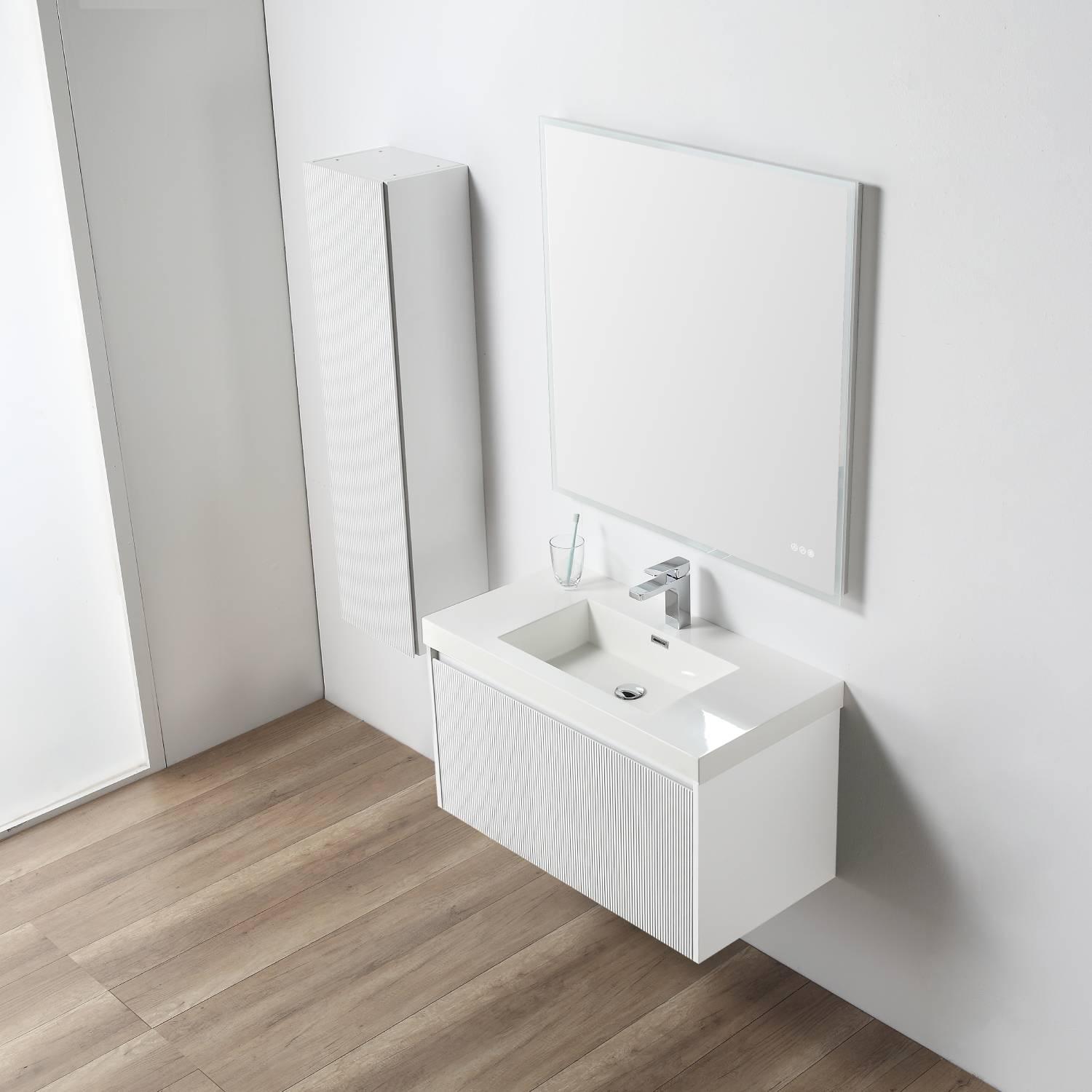 Positano 36″ Vanity with Acrylic Sink Vanity Plus - Luxury Bathroom Vanity