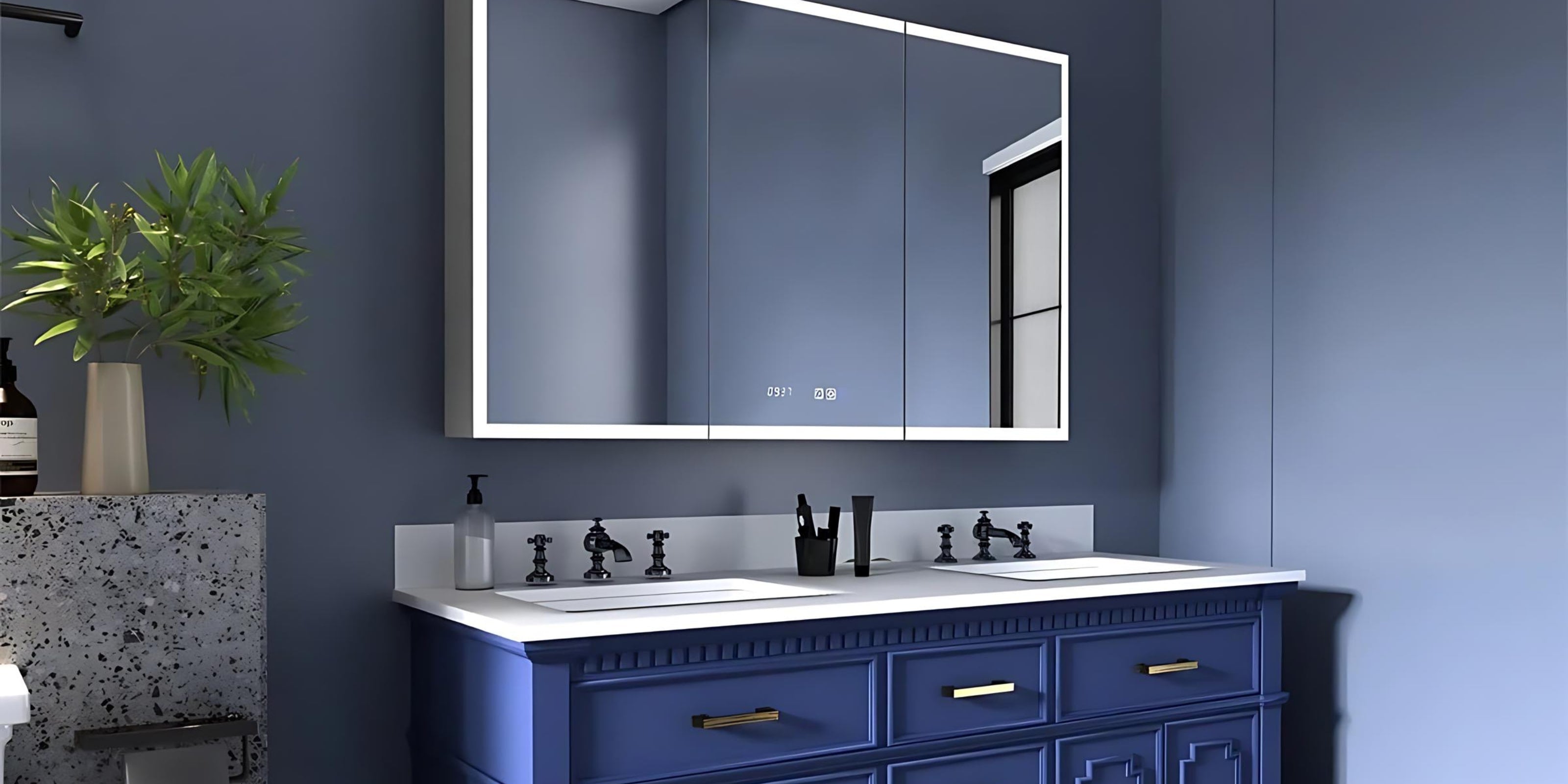 Linea LED Medicine Cabinet | Vanity Plus
