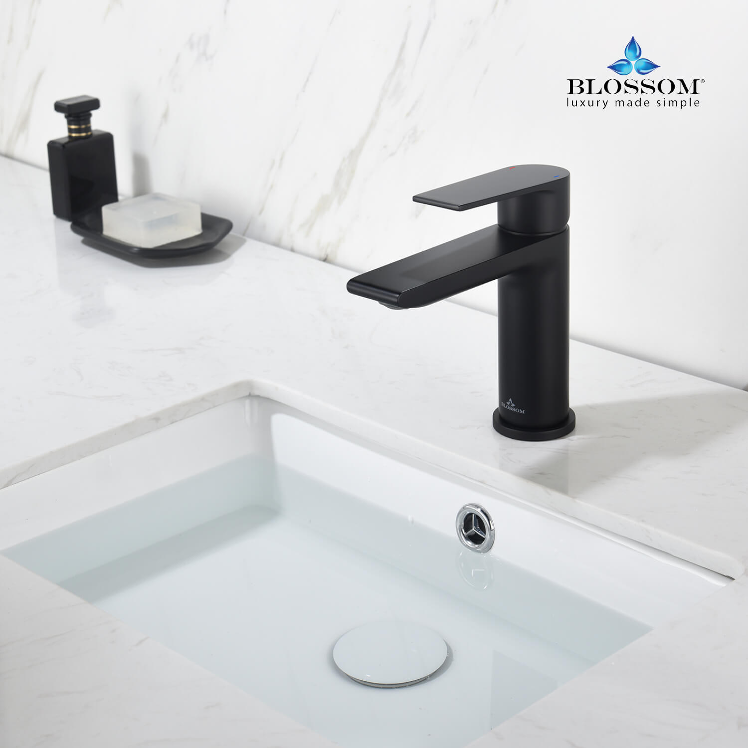 Single Handle Lavatory Faucet Nimbus Vanity Plus