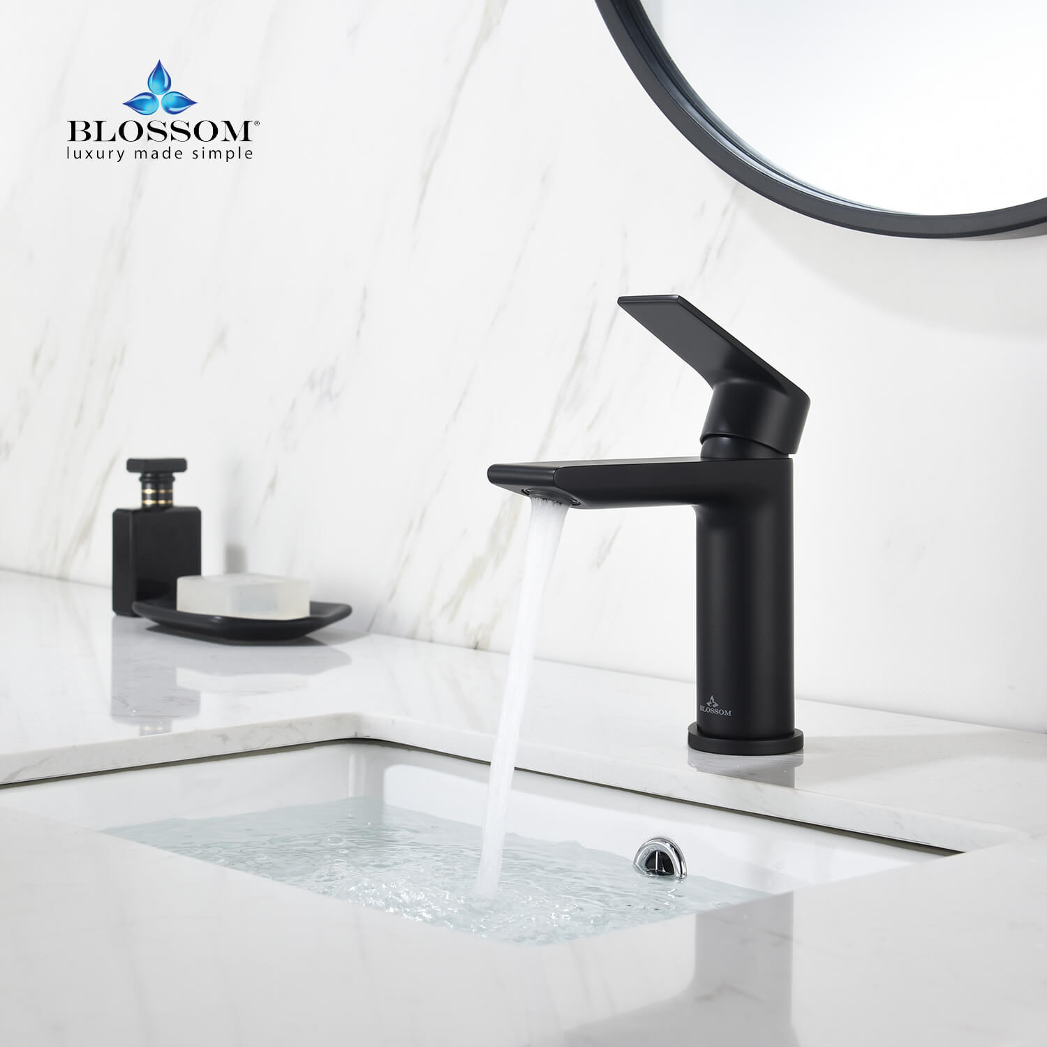 Single Handle Lavatory Faucet Nimbus Vanity Plus