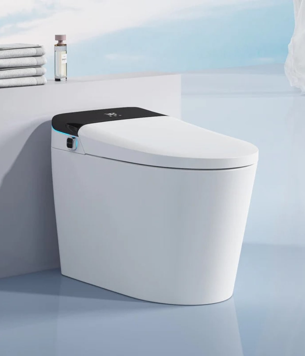 Every Luxury bathroom vanity needs a smart toilet