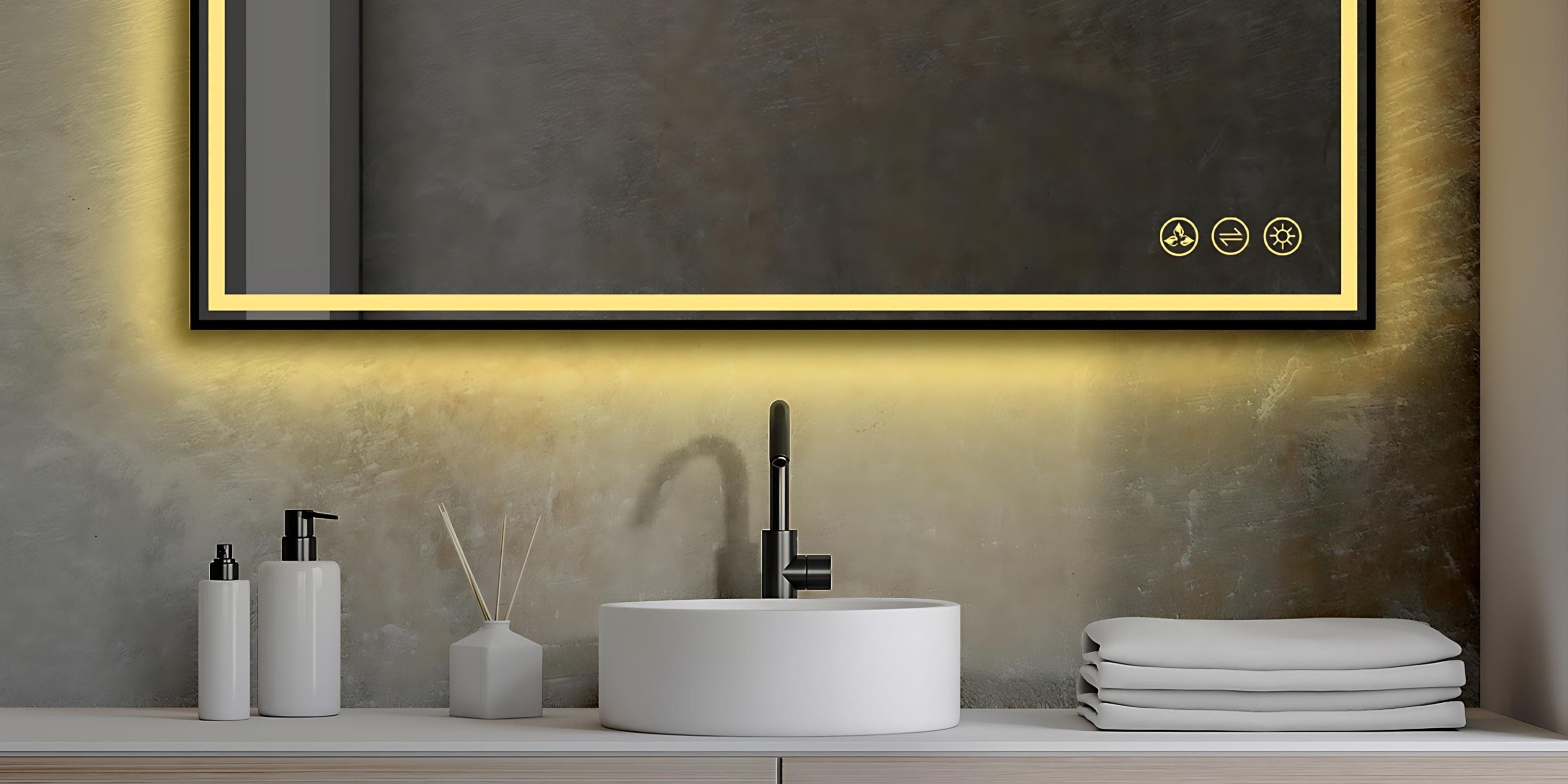 The Stellar LED Mirror with Defogger for your next bathroom makeover