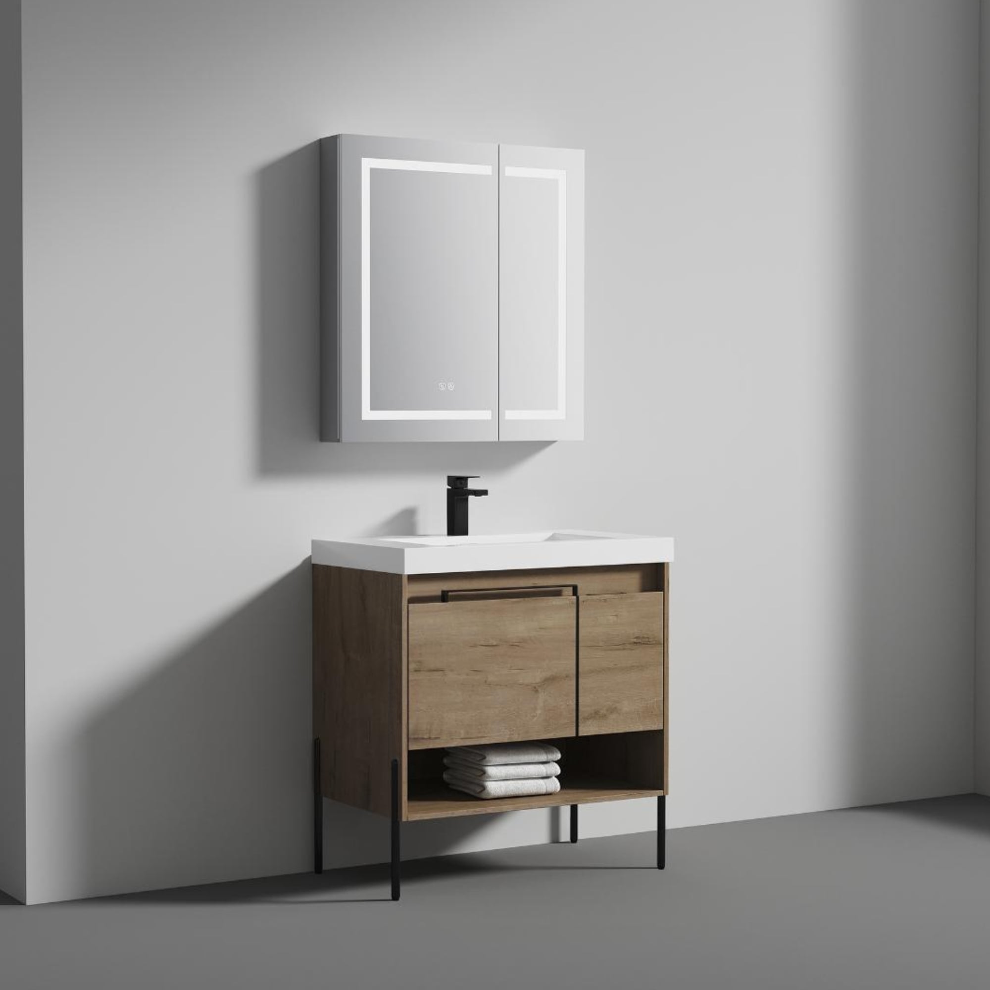 Shop the room of our beautiful Modern Bathroom Vanity, the Turin.