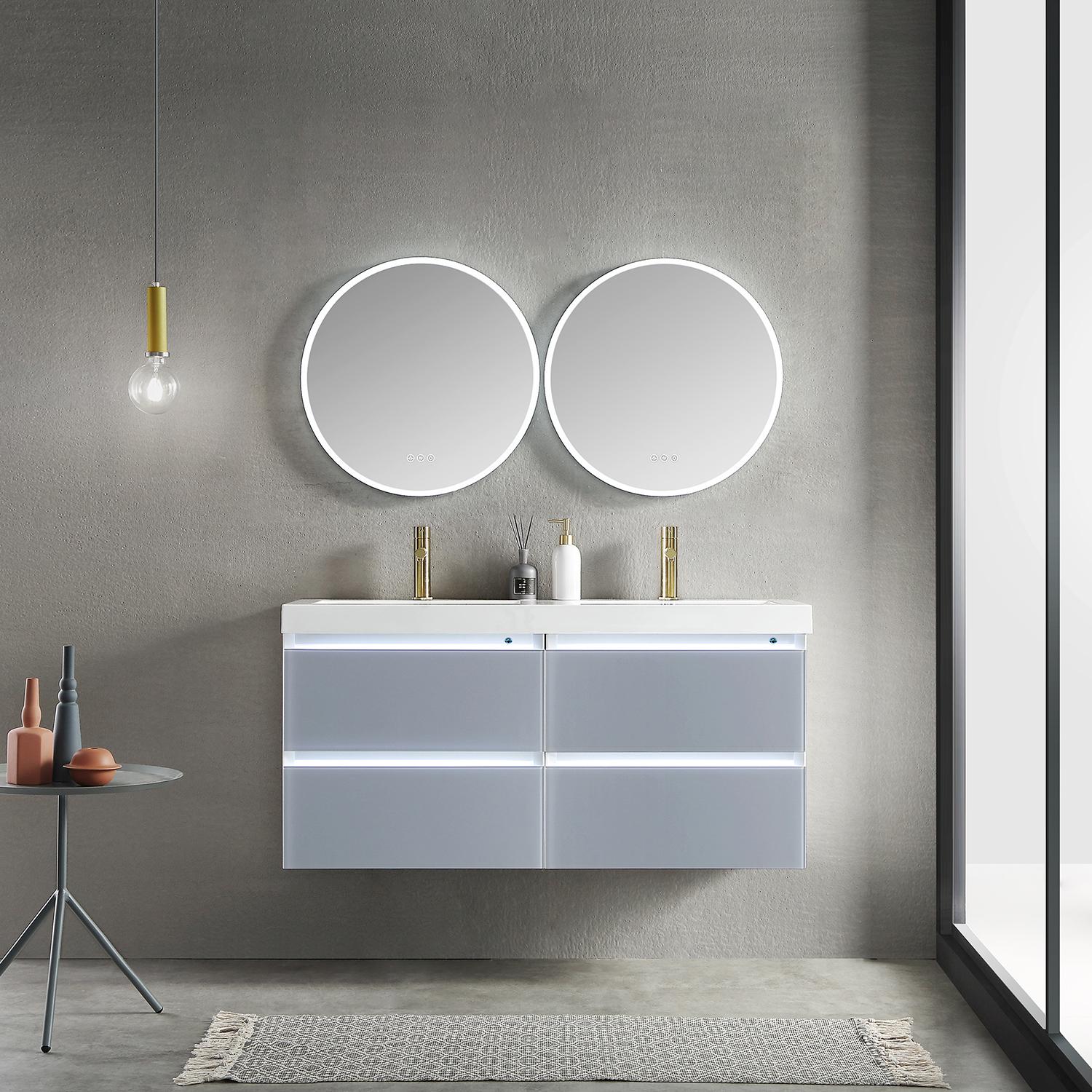 Jena 48" Bathroom Vanity with Acrylic Top - Luxury Bathroom Vanity