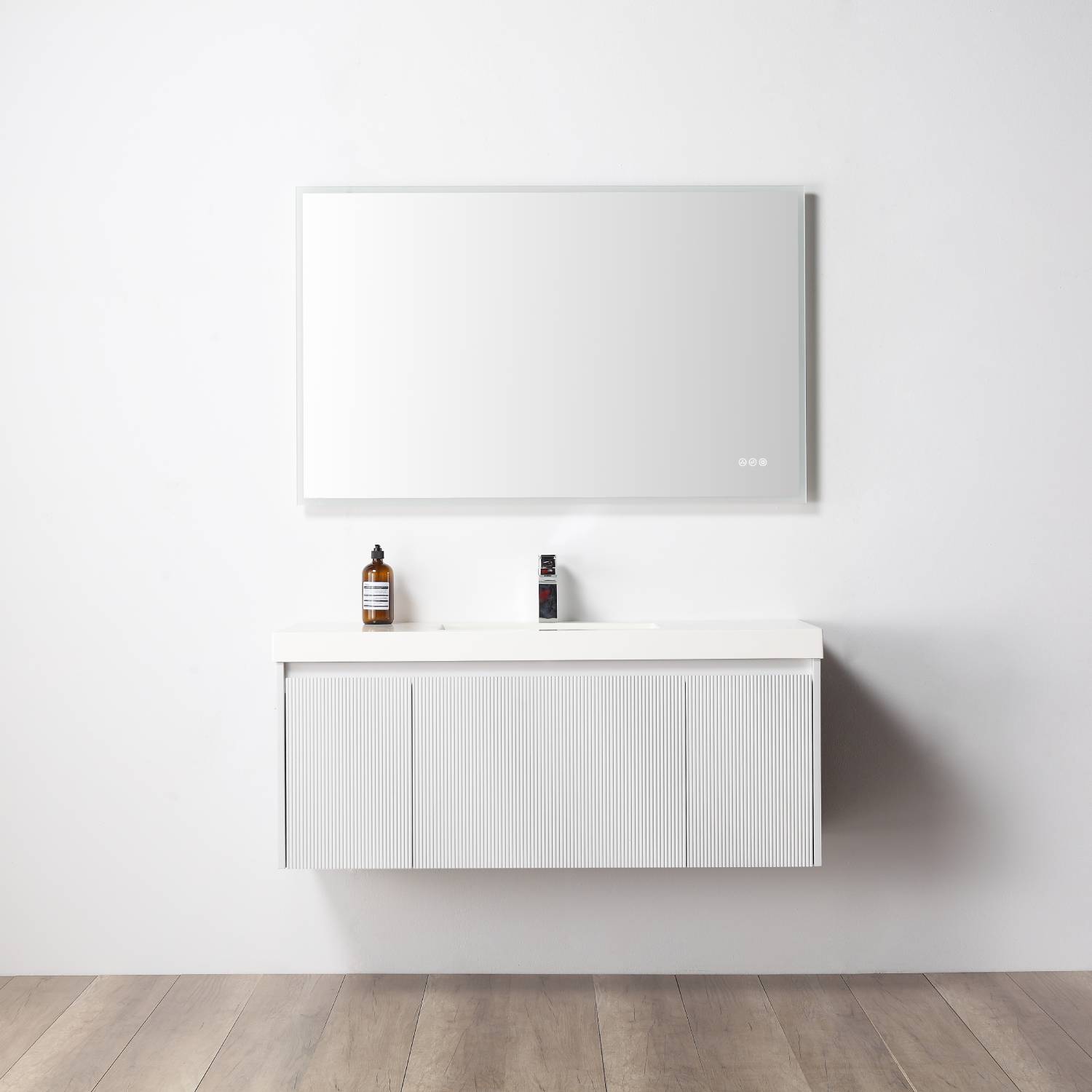 Positano 48" Single Vanity with Acrylic Sink - Luxury Bathroom Vanity