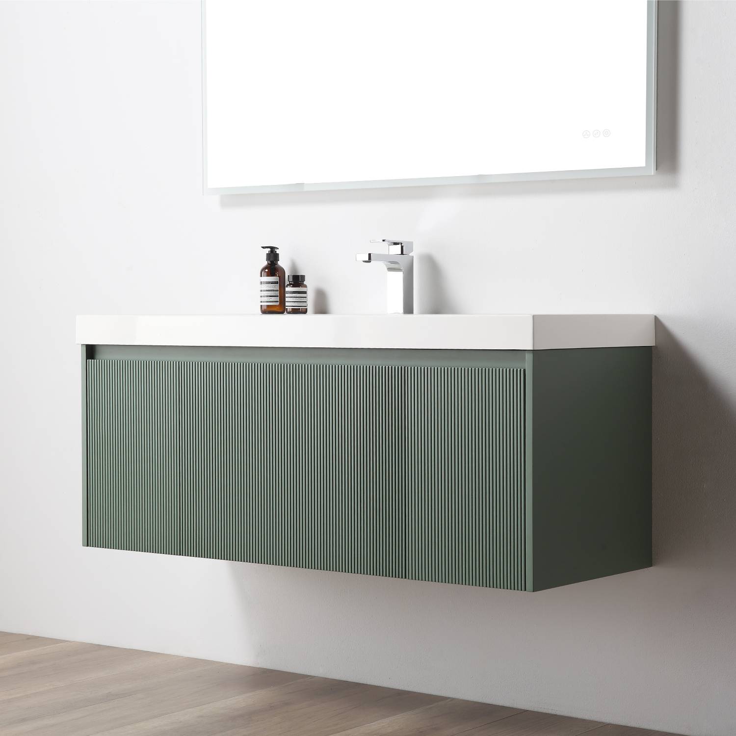 Positano 48" Luxury Single Bathroom Vanity with Acrylic Sink