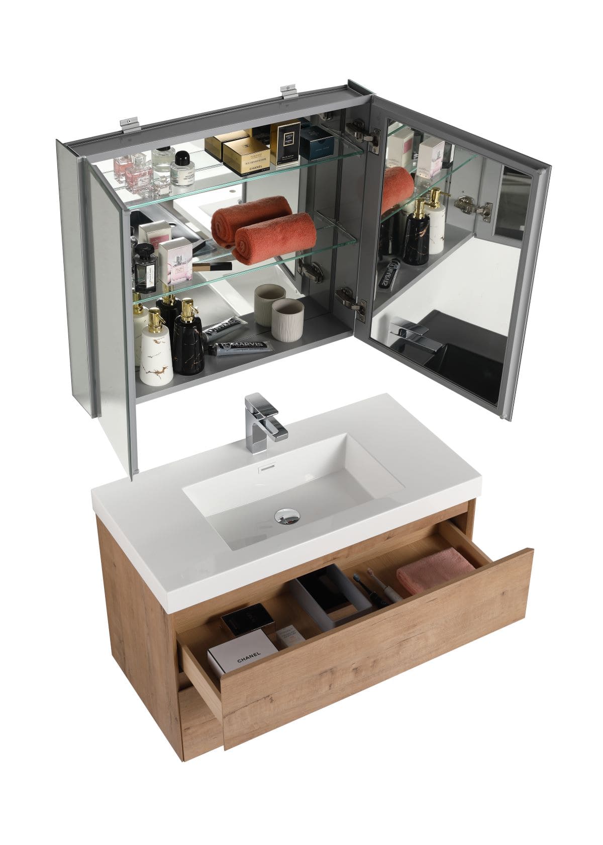 Assisi 36″ Vanity Double Sink