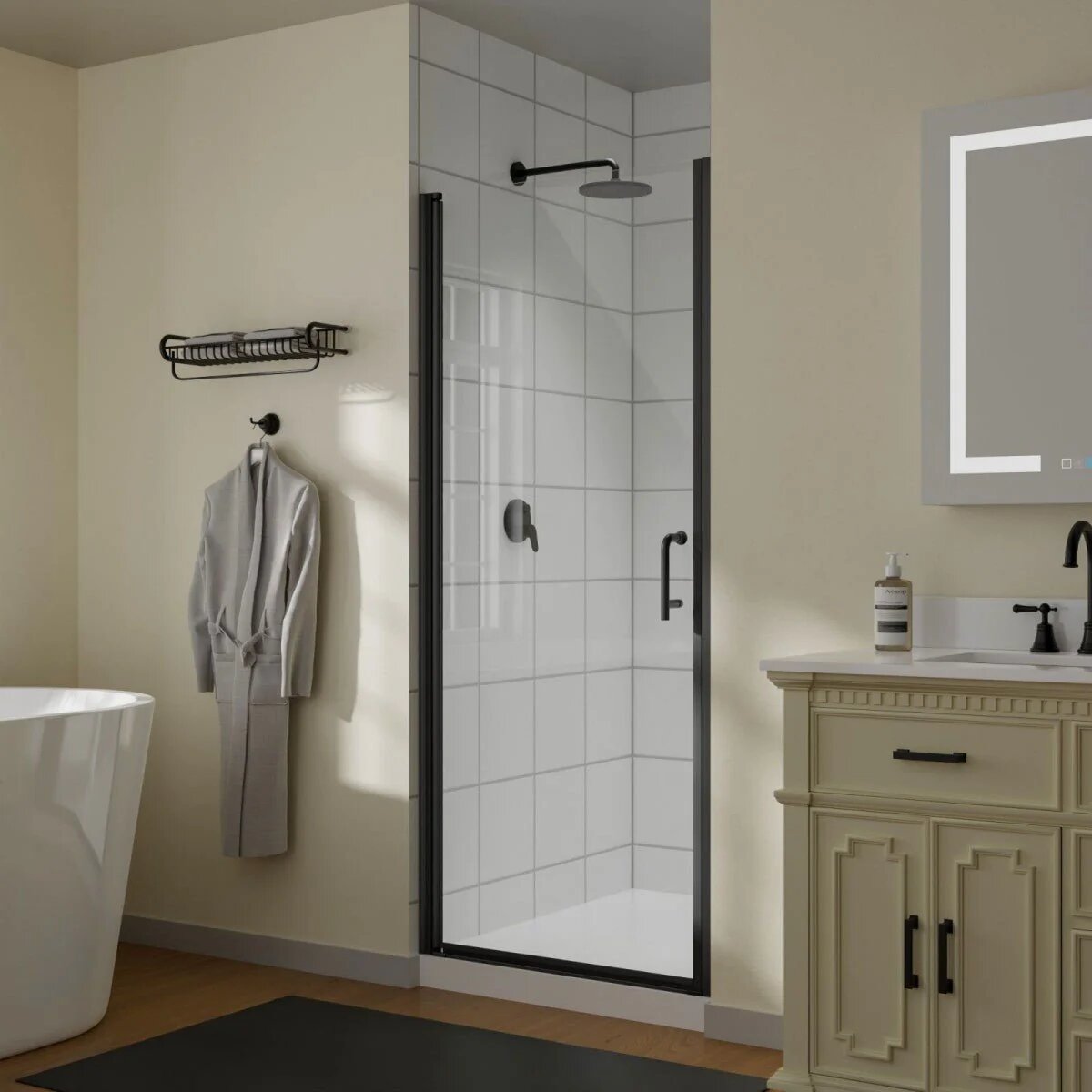 Classy 32-34" Pivot Shower Door