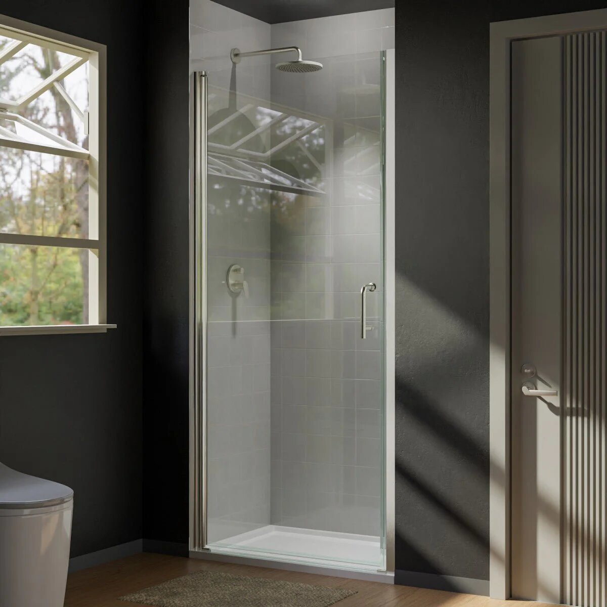 Classy 34-36" Pivot Shower Door