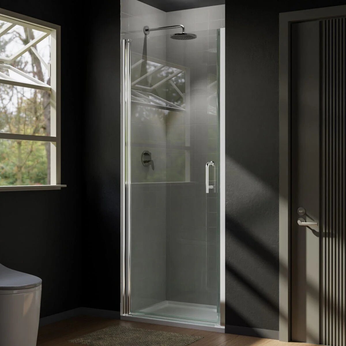 Classy 34-36" Pivot Shower Door