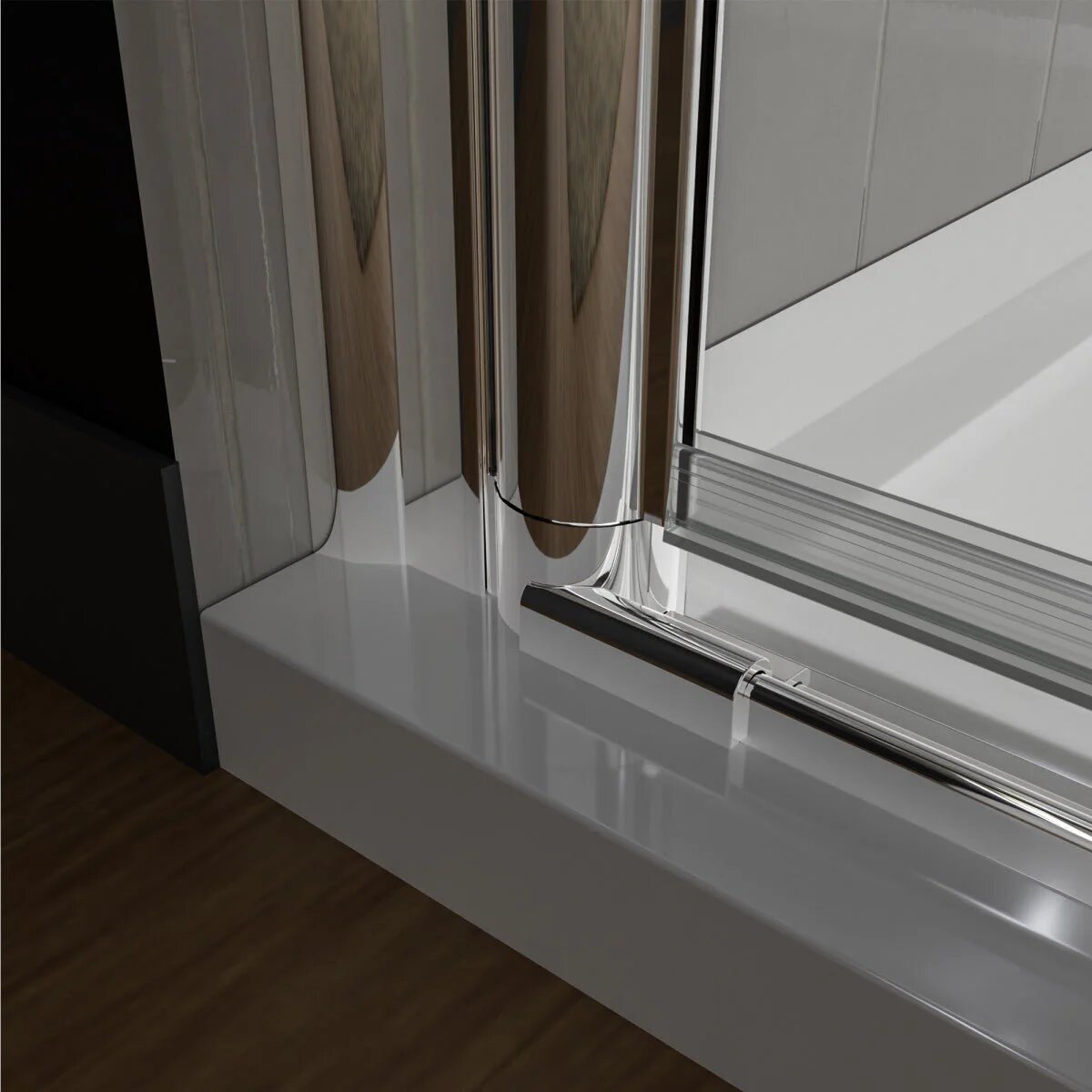 Classy 34-36" Pivot Shower Door
