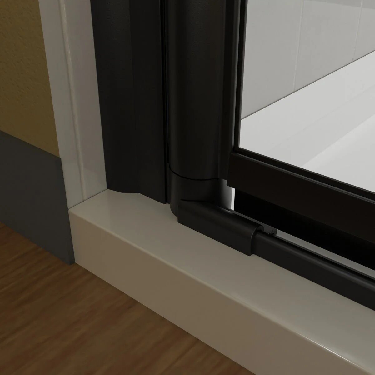 Classy 34-36" Pivot Shower Door