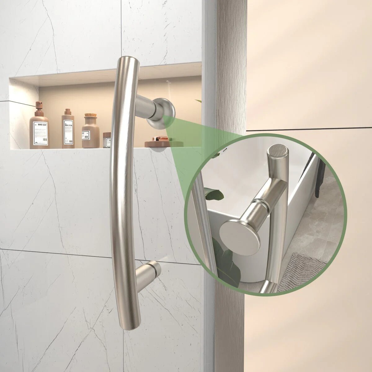 Flexi 38-42" Pivot Shower Door
