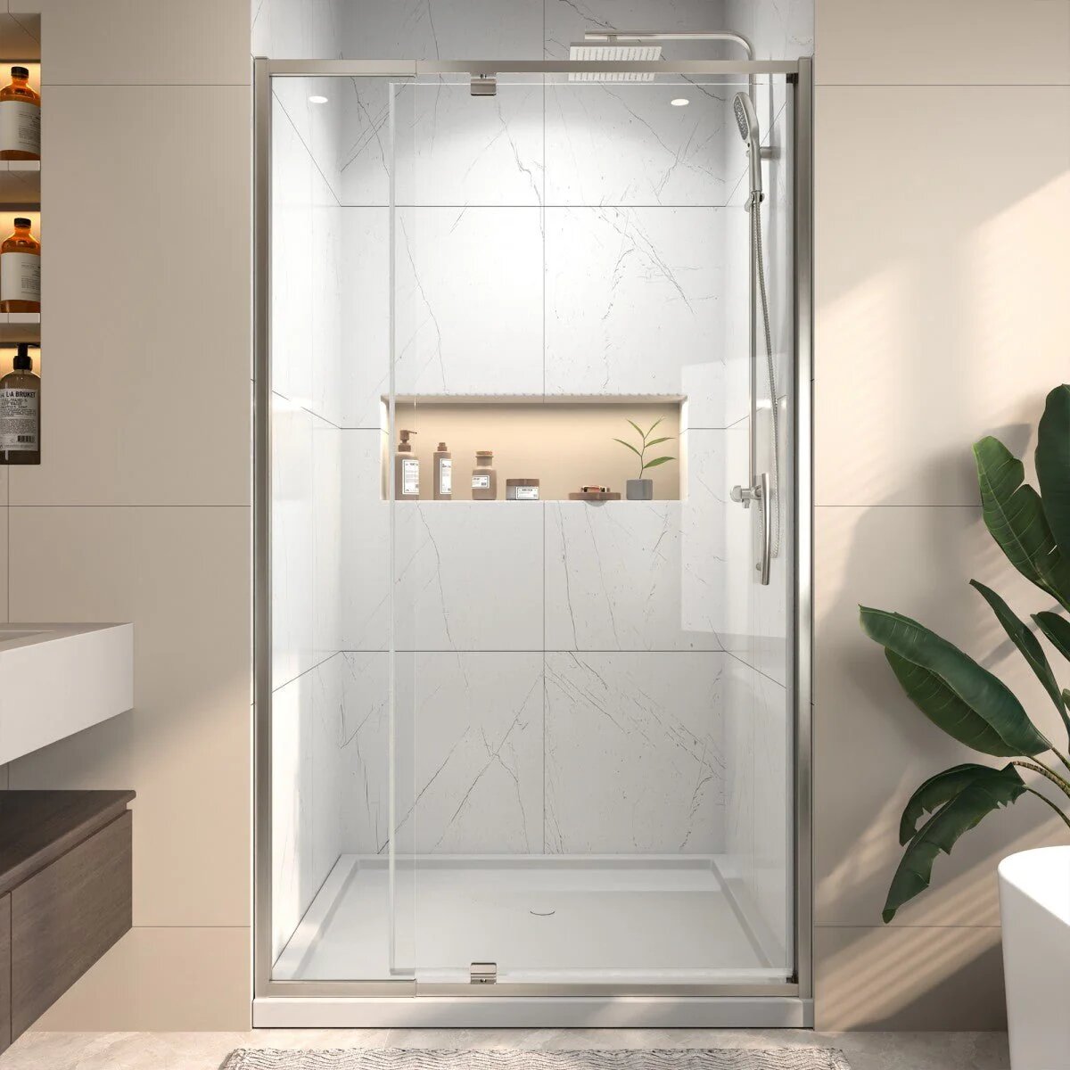 Flexi 38-42" Pivot Shower Door