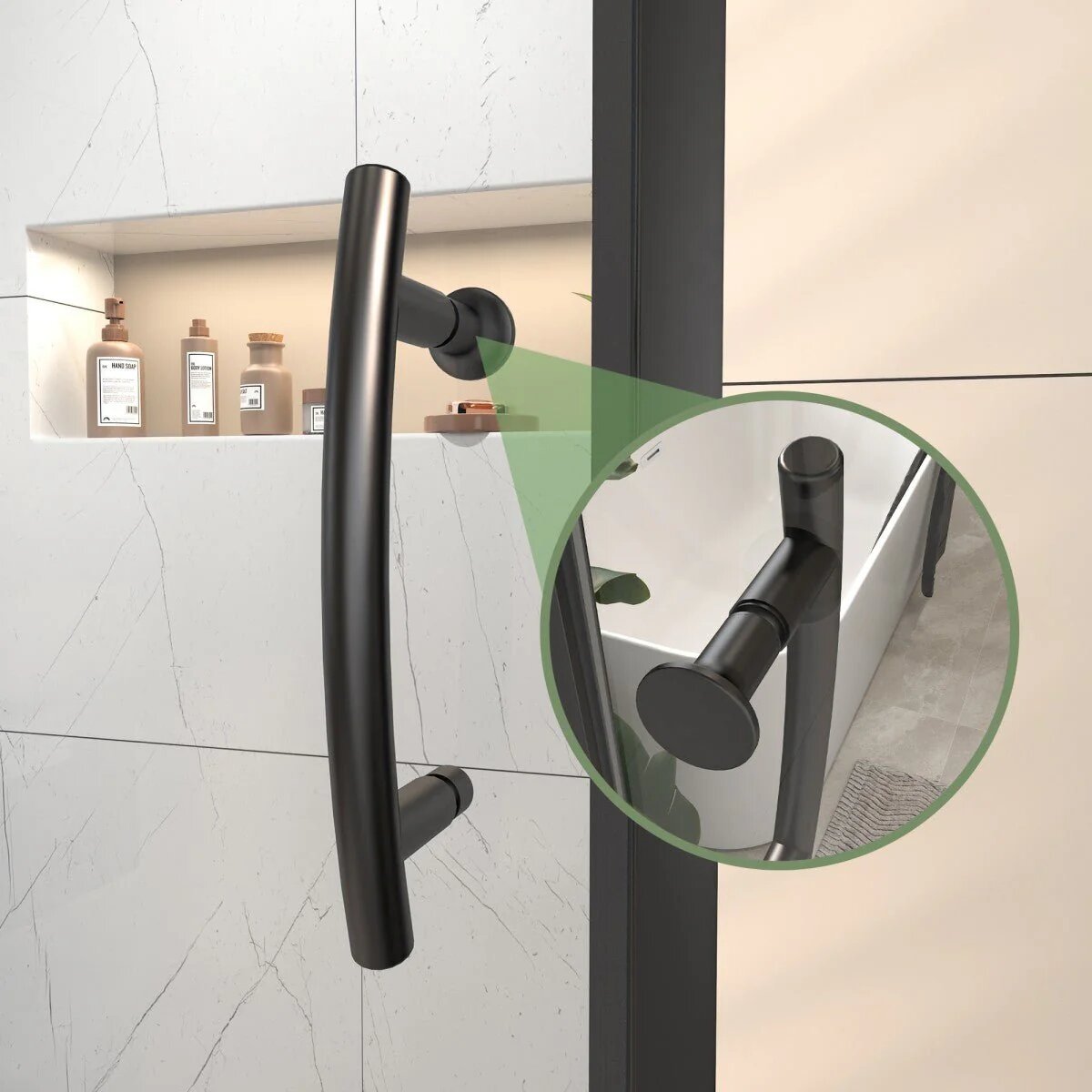 Flexi 38-42" Pivot Shower Door