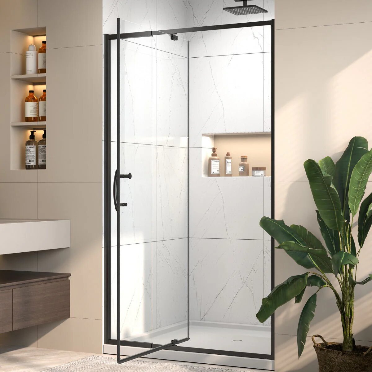 Flexi 38-42" Pivot Shower Door