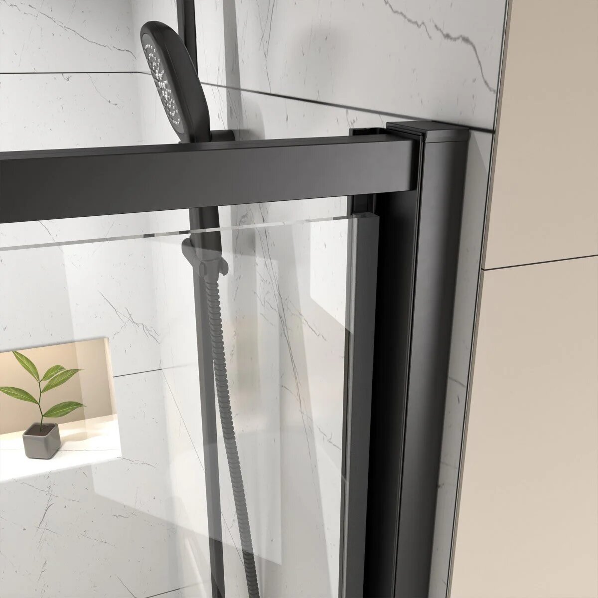 Flexi 38-42" Pivot Shower Door