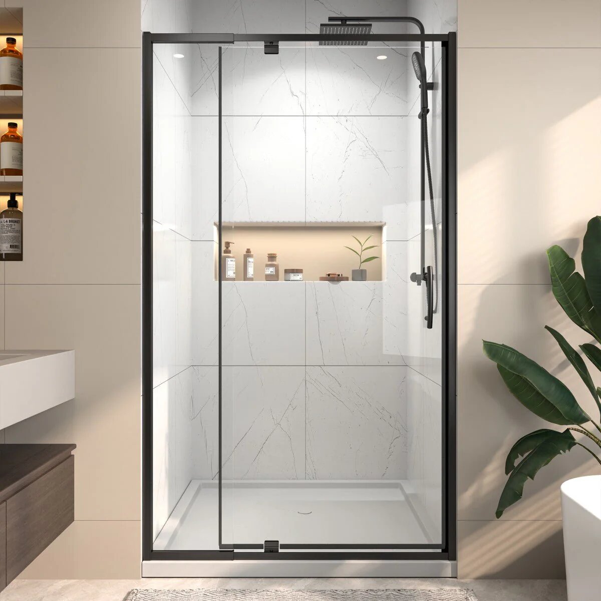 Flexi 38-42" Pivot Shower Door