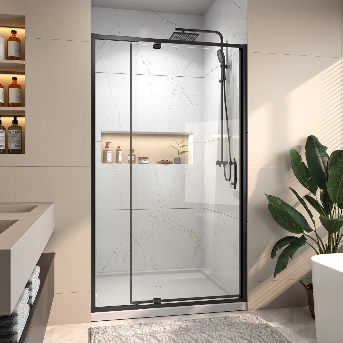 Flexi 38-42" Pivot Shower Door