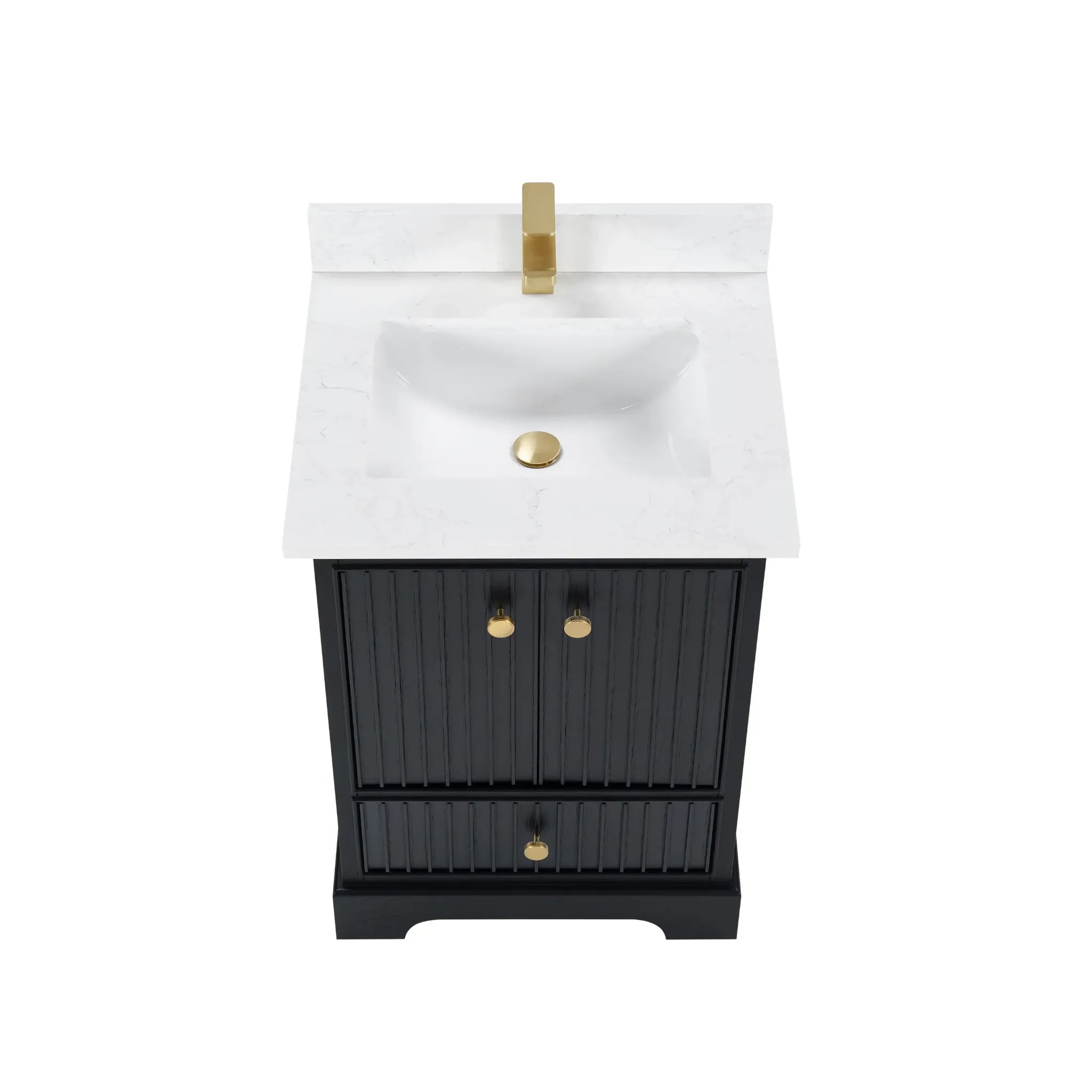 Sicily 24" Freestanding Bathroom Vanity with Sink & Countertop