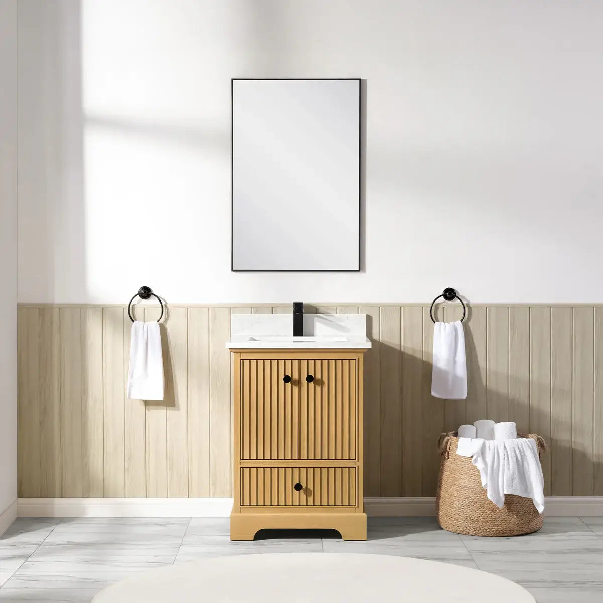 Sicily 24" Freestanding Bathroom Vanity with Sink & Countertop