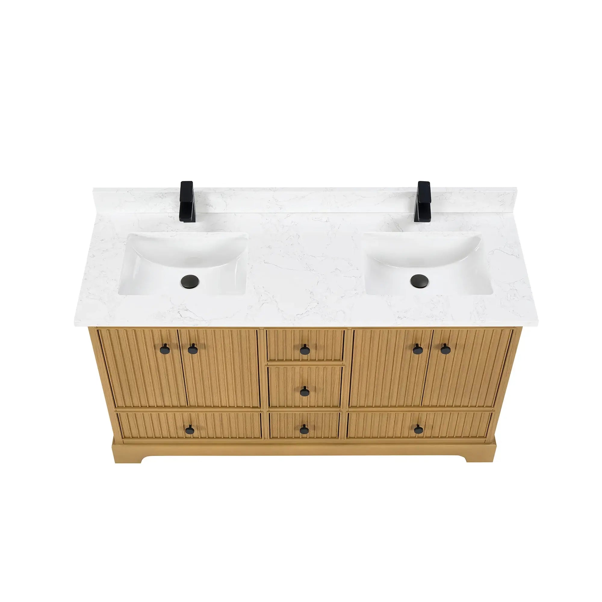 Sicily 60" Freestanding Bathroom Vanity with Sink & Countertop